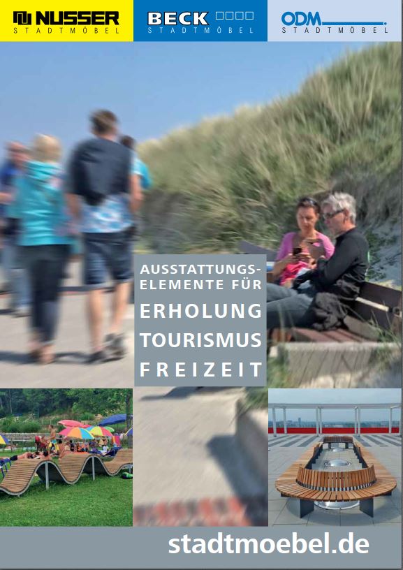 Brochure for tourism and leisure applications